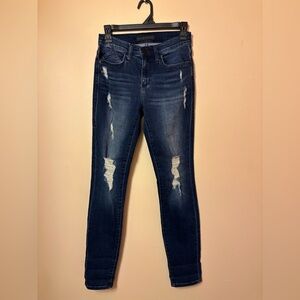 Rock & Republic Dark Blue Distressed Jeans